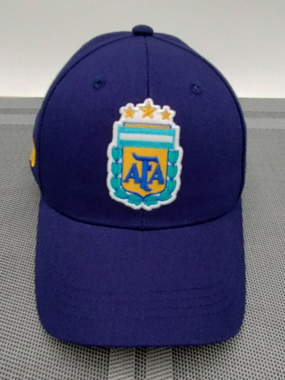AFA Argentina Messi Navy 3 Star Embroidered Hat NWT